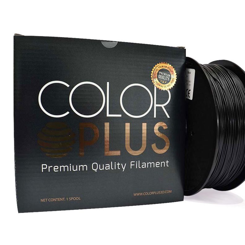 Filamento TPU Negro 1.75 mm 1kg Color Plus Premium